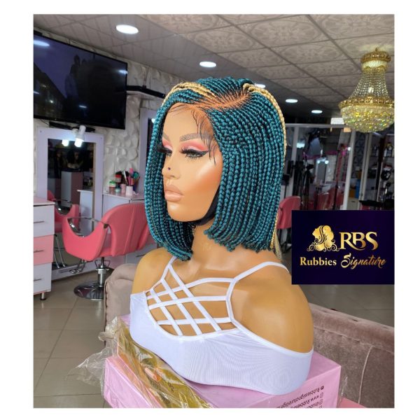 Short braided wigs outlet uk