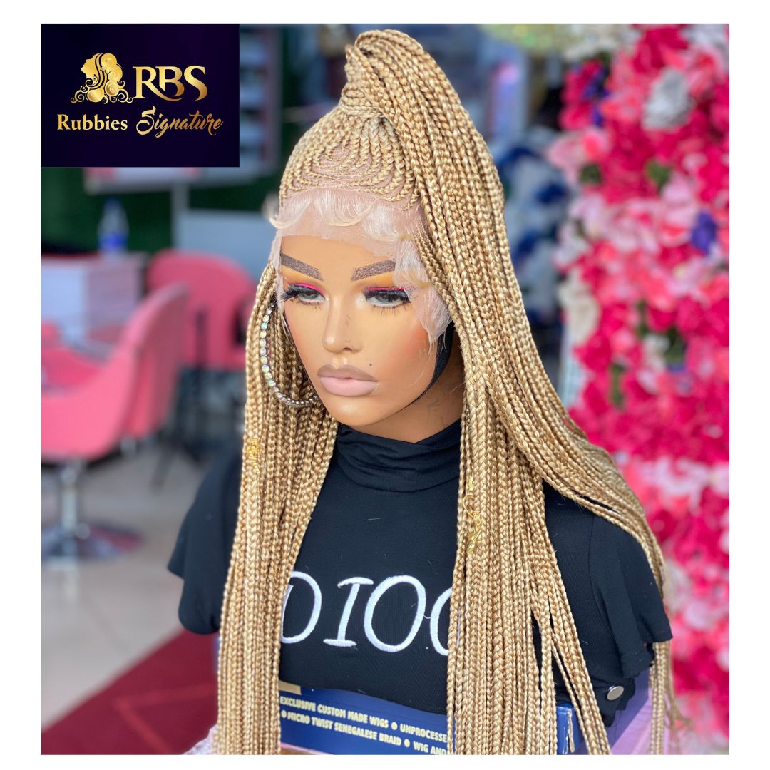 TOYOSI CHAMPAGNE TOAST BRAIDED WIG - Braided Wigs Store Nigeria, Rubbies  Signature, Glueless Wigs Store in USA, UK